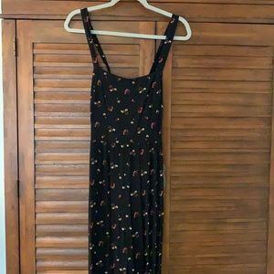 Madewell wide leg jumpsuit floral toss size 8